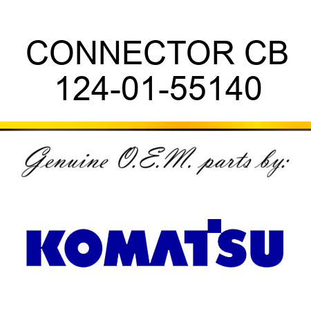 CONNECTOR CB 124-01-55140