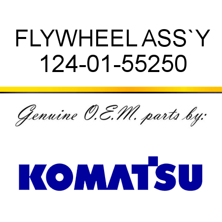 FLYWHEEL ASS`Y 124-01-55250