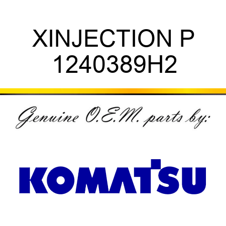 XINJECTION P 1240389H2