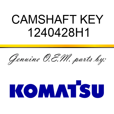 CAMSHAFT KEY 1240428H1