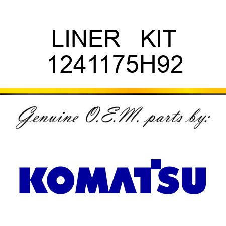 LINER   KIT 1241175H92