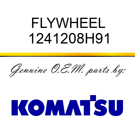 FLYWHEEL 1241208H91