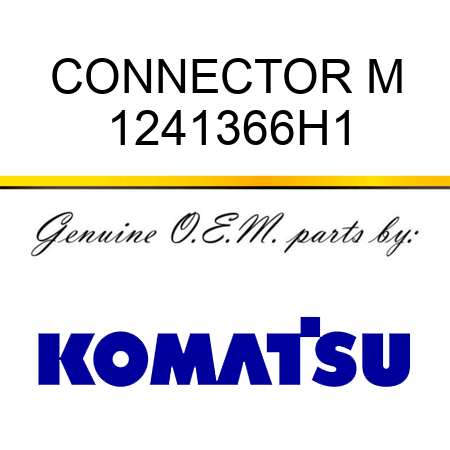 CONNECTOR, M 1241366H1