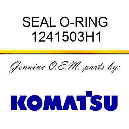 SEAL, O-RING 1241503H1