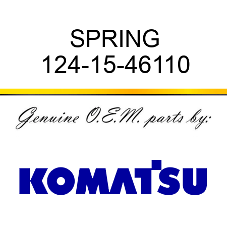 SPRING 124-15-46110