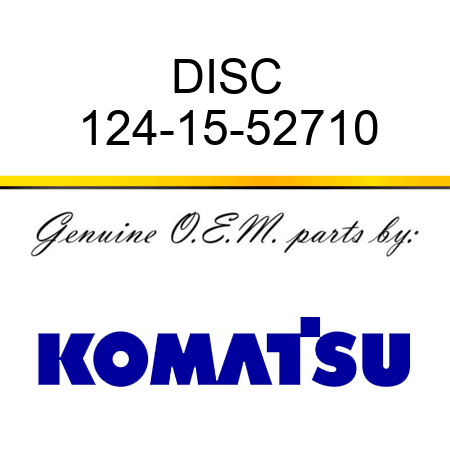 DISC 124-15-52710