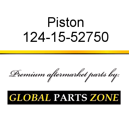 Piston 124-15-52750