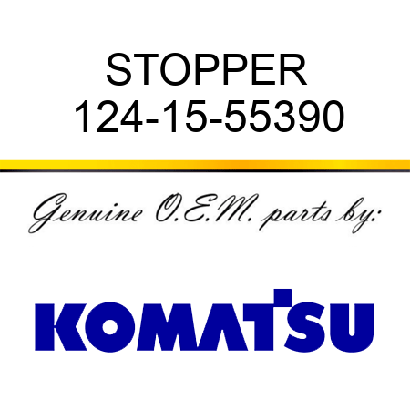 STOPPER 124-15-55390