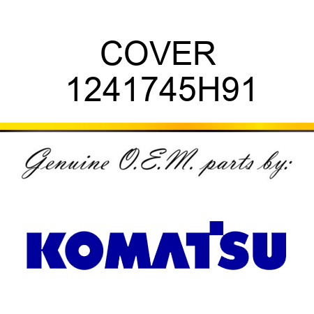 COVER 1241745H91