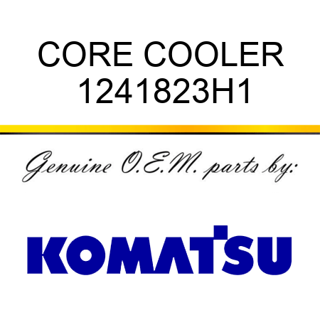 CORE COOLER 1241823H1