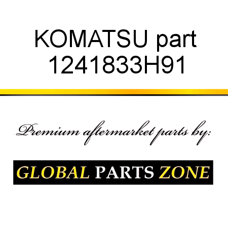 KOMATSU part 1241833H91