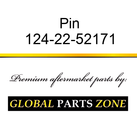 Pin 124-22-52171