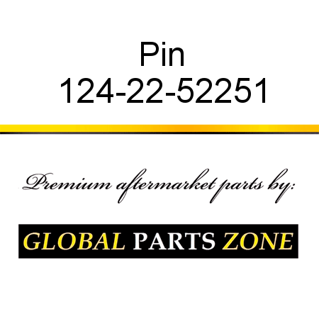 Pin 124-22-52251