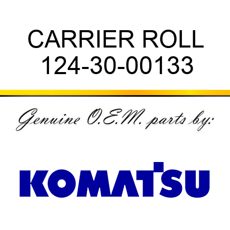 CARRIER ROLL 124-30-00133