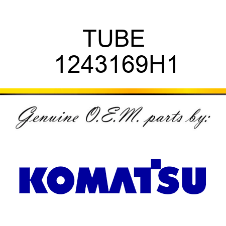 TUBE 1243169H1