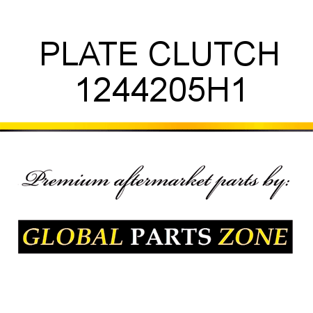 PLATE, CLUTCH 1244205H1