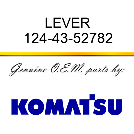 LEVER 124-43-52782