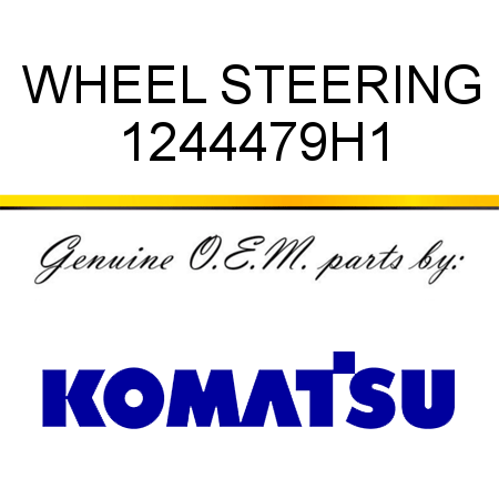 WHEEL, STEERING 1244479H1