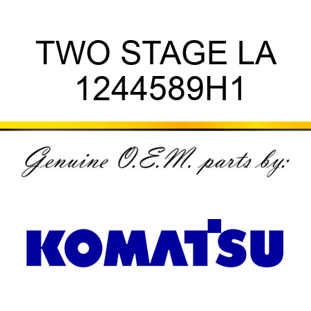 TWO STAGE LA 1244589H1
