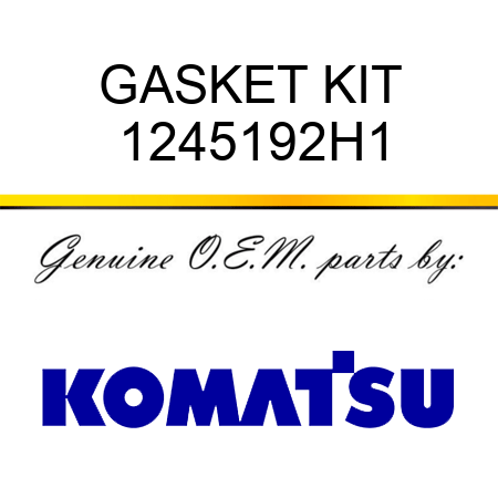 GASKET KIT 1245192H1