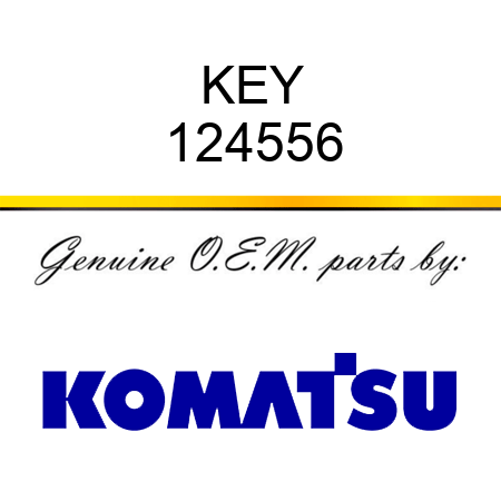 KEY 124556