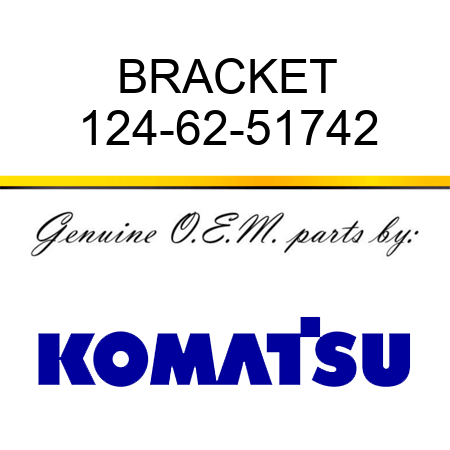 BRACKET 124-62-51742