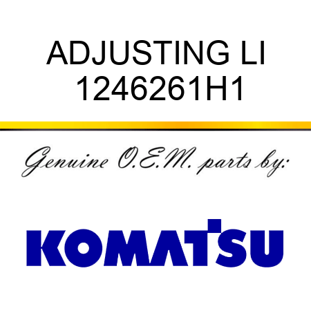 ADJUSTING LI 1246261H1