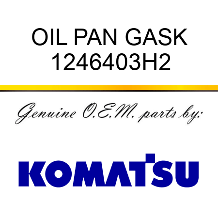 OIL PAN GASK 1246403H2