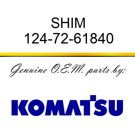 SHIM 124-72-61840
