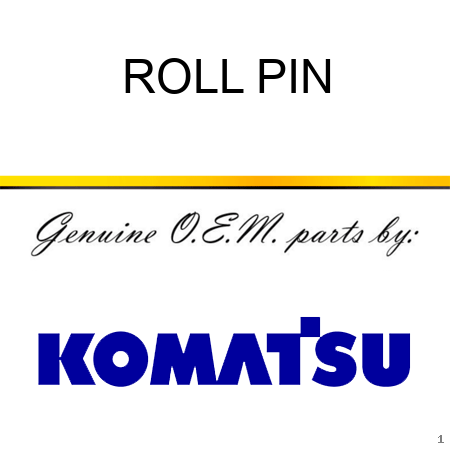 ROLL PIN 1,24E+11