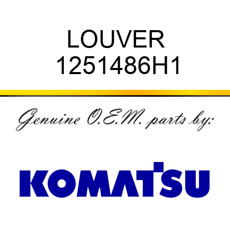 LOUVER 1251486H1