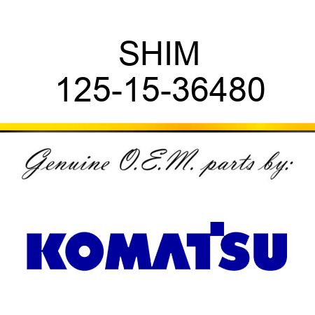 SHIM 125-15-36480