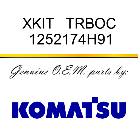 XKIT   TRBOC 1252174H91