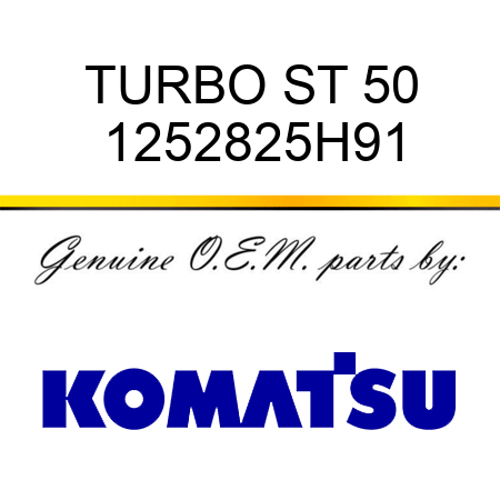 TURBO ST 50 1252825H91