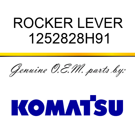 ROCKER LEVER 1252828H91
