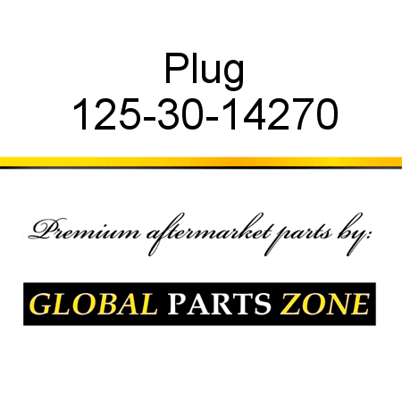 Plug 125-30-14270