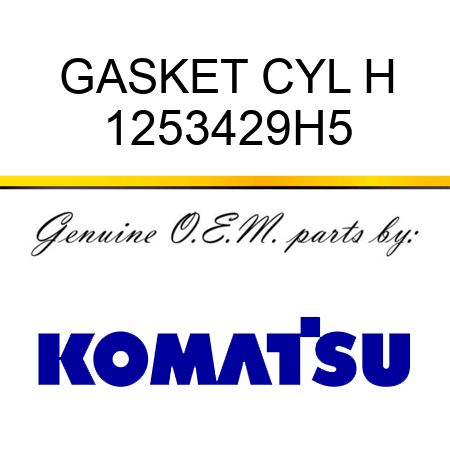 GASKET CYL H 1253429H5