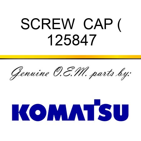 SCREW  CAP ( 125847