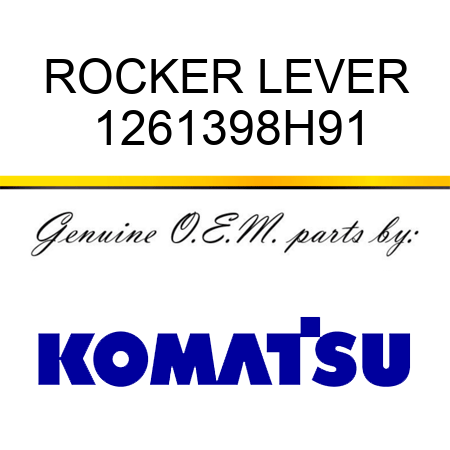 ROCKER LEVER 1261398H91