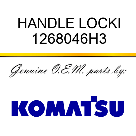 HANDLE LOCKI 1268046H3