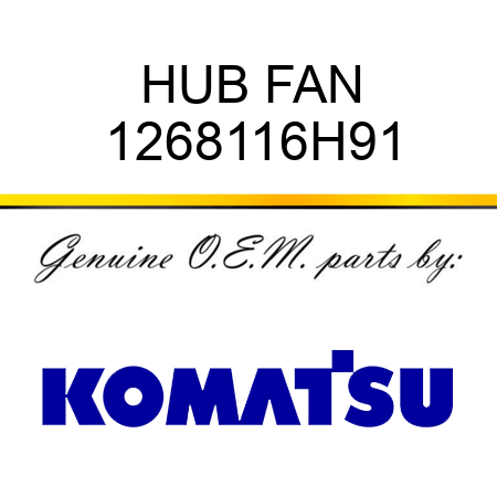 HUB FAN 1268116H91
