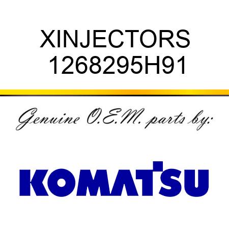 XINJECTORS 1268295H91