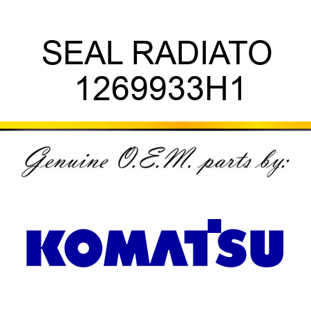 SEAL RADIATO 1269933H1