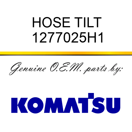 HOSE TILT 1277025H1