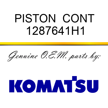 PISTON  CONT 1287641H1
