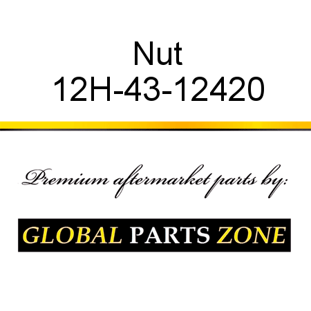Nut 12H-43-12420