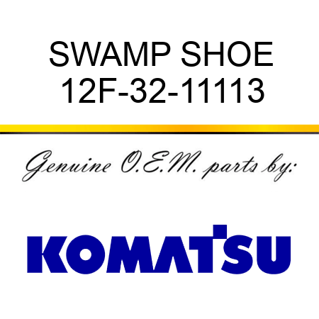 SWAMP SHOE 12F-32-11113