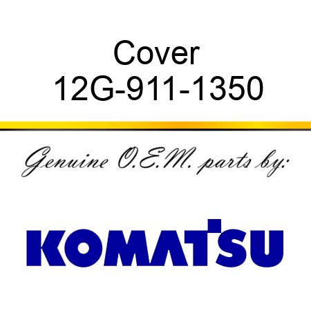 Cover 12G-911-1350