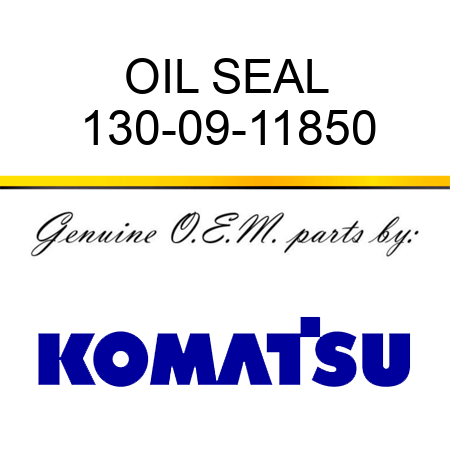 OIL SEAL 130-09-11850
