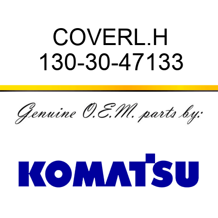 COVER,L.H 130-30-47133